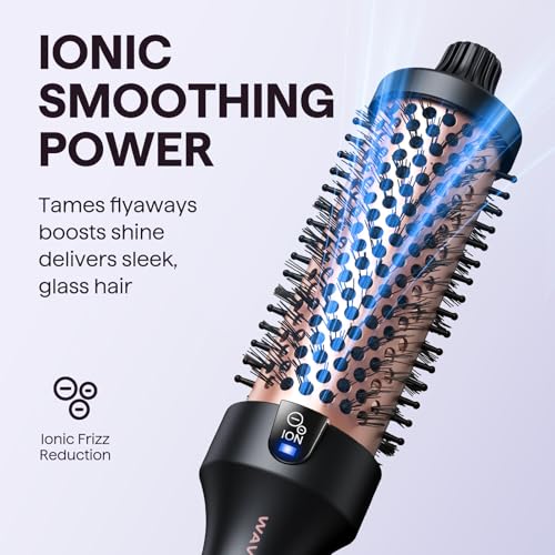 wavytalk Thermal Ionic Round Hot Air Styler Brush in Rose Gold for DEMO