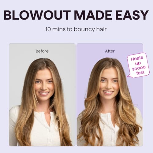 wavytalk Thermal Ionic Round Hot Air Styler Brush in Rose Gold for DEMO
