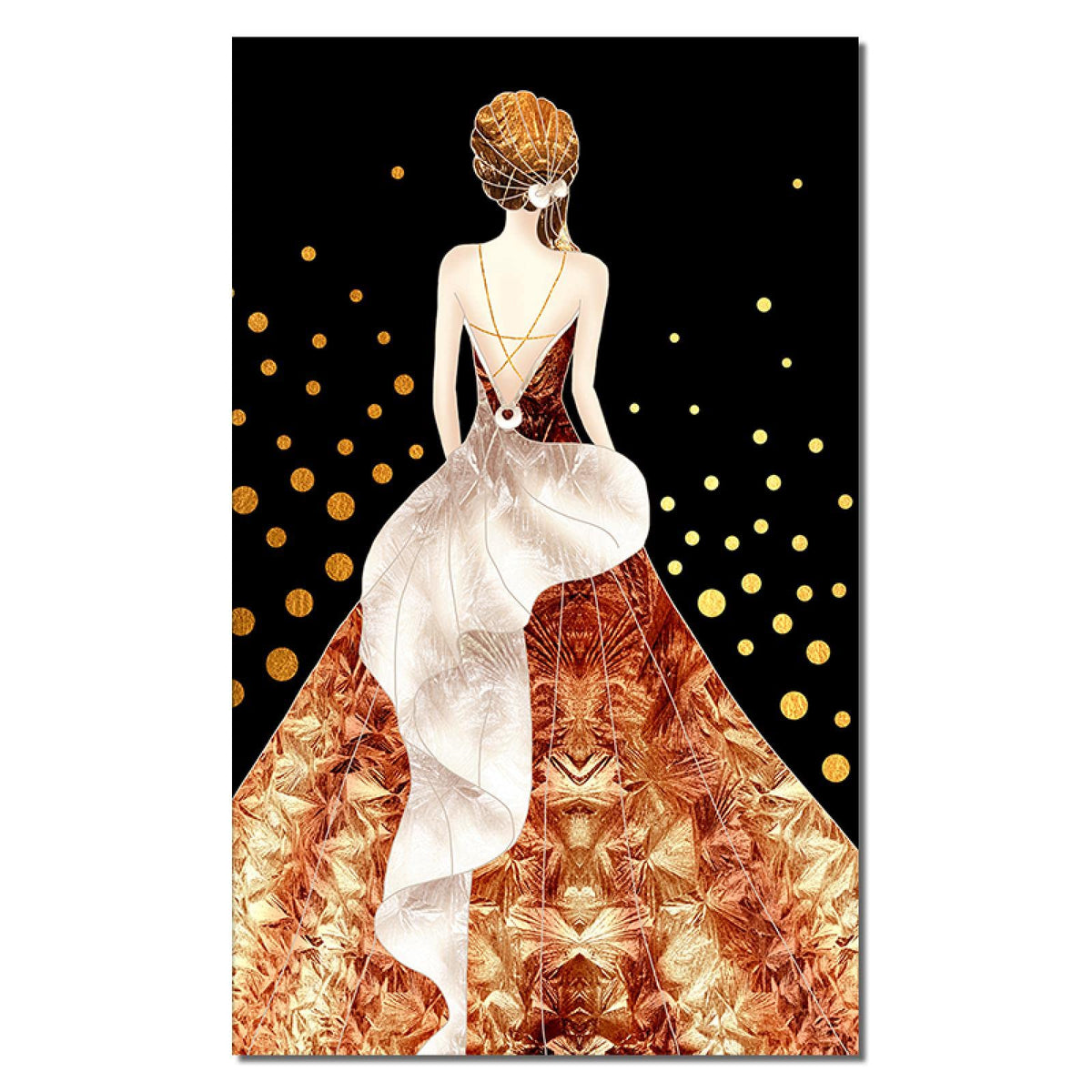 DAFLER Abstract Modern Nordic Figure Frameless Canvas Wall Art 60x90cm NEW