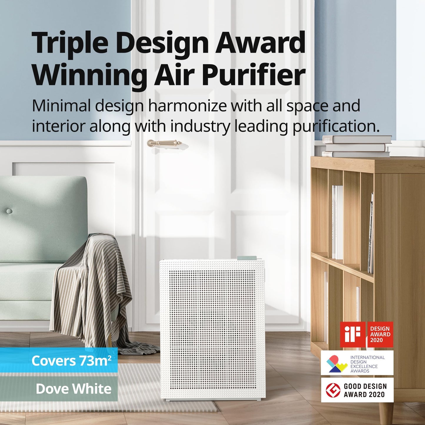 Coway AIRMEGA Air Purifiers 150 HEPA Air Purifier for Bedroom Allergies DEMO