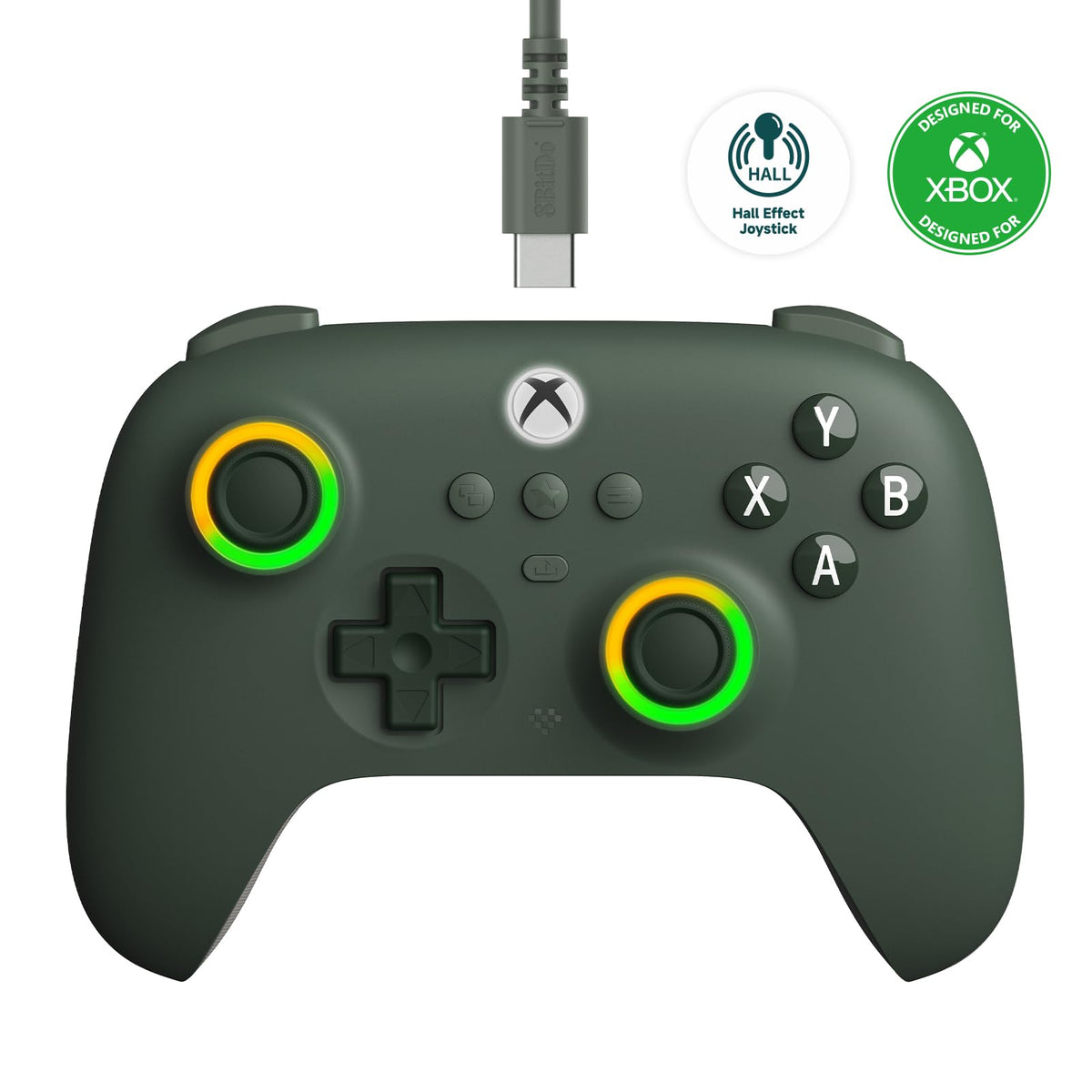 8BitDo Ultimate C Wired Controller for Xbox with Customizable RGB Lighting DEMO