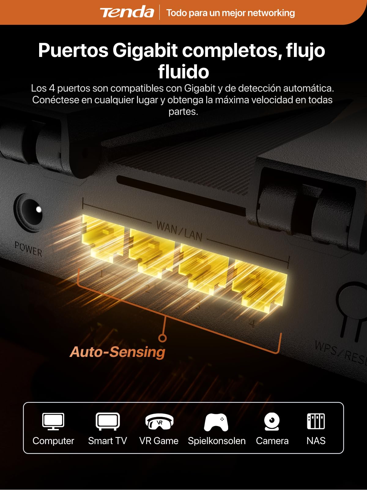Tenda AX3000 Routers Dual Band Gigabit Wi-Fi 6 Router for Ultrafast DEMO