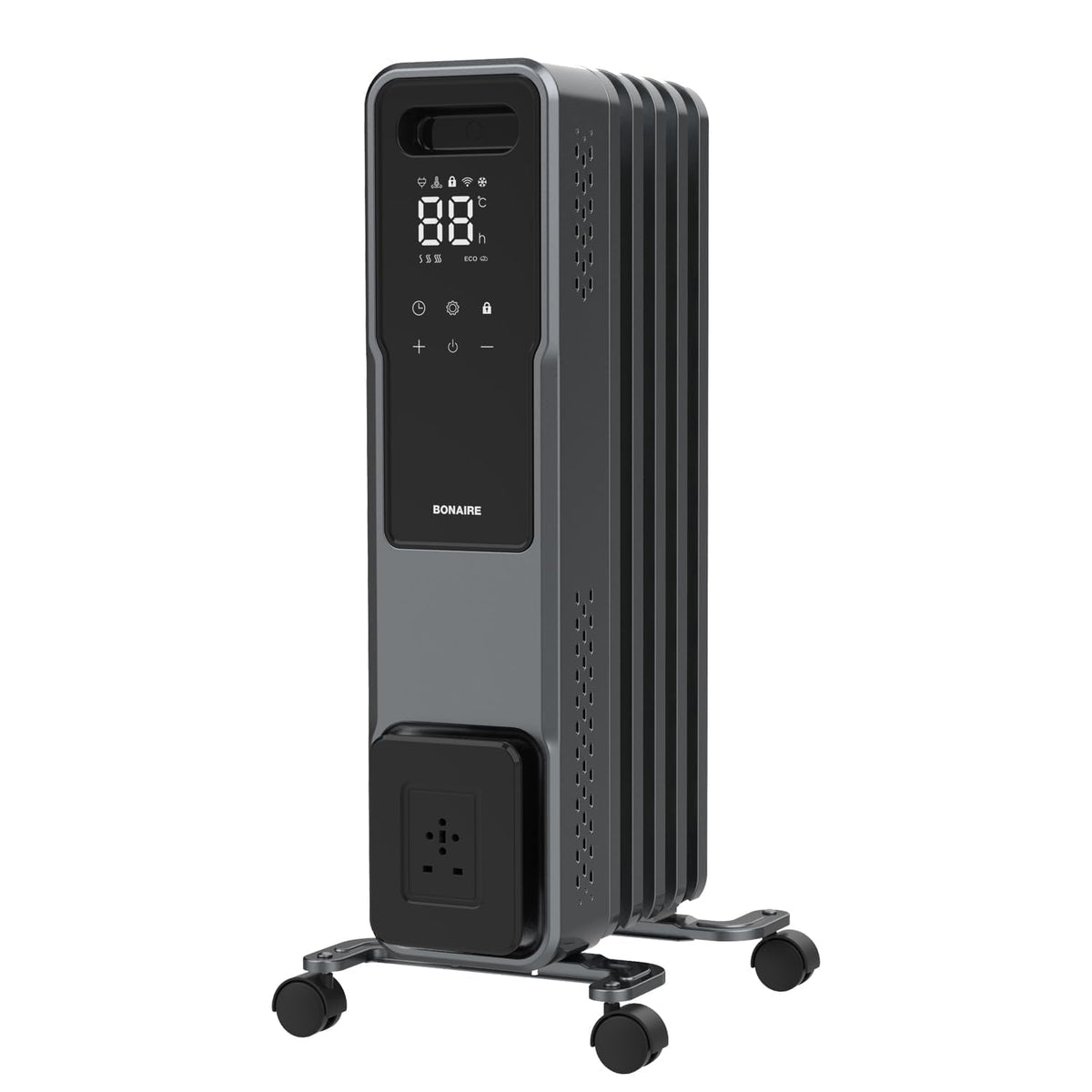 Bonaire Electric Oil Column Heater 2400W Portable Heating for Home Office DEMO