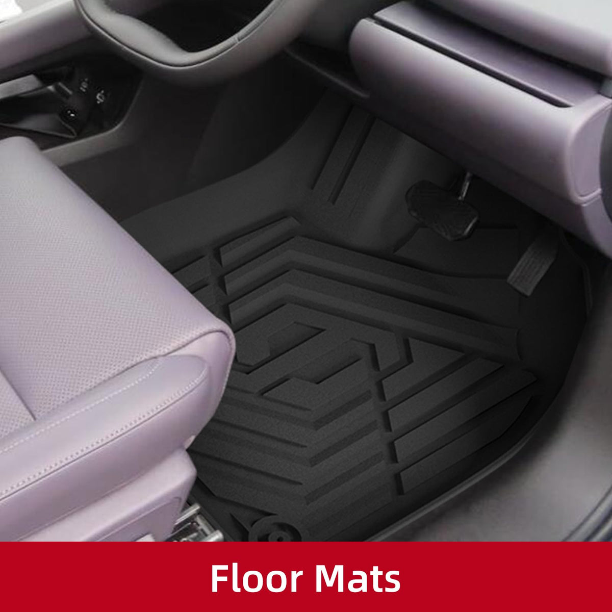 LUCKEASY Foot Mats for Leapmotor C10 Cargo Trunk Protective Mats, Durable DEMO