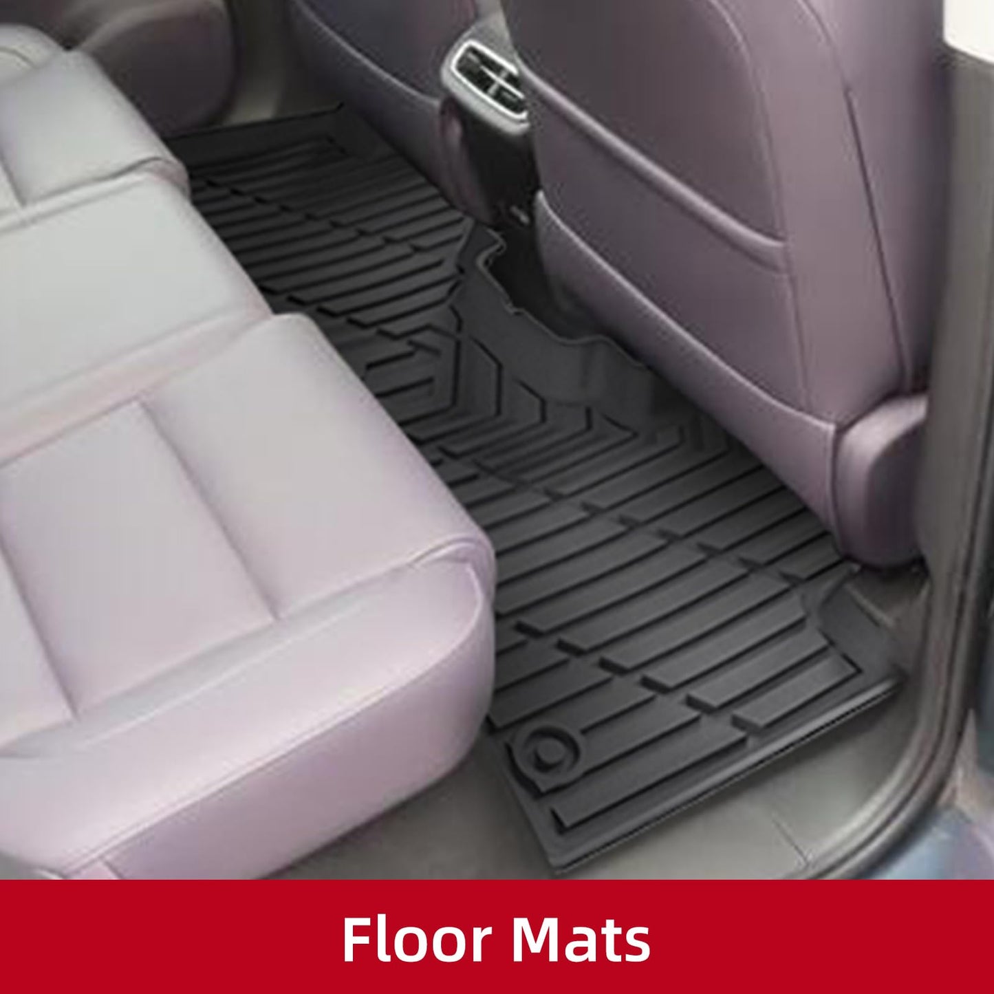 LUCKEASY Foot Mats for Leapmotor C10 Cargo Trunk Protective Mats, Durable DEMO