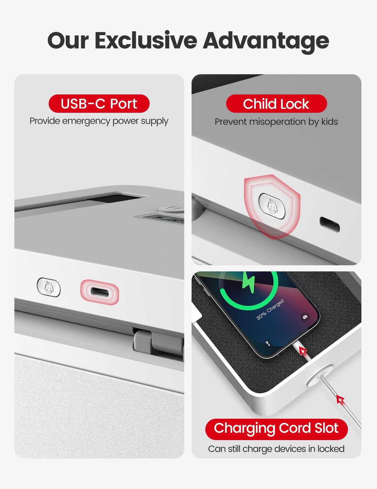 VAYDEER Timed Lock Box, Aluminum Alloy, 365-Day Locking, Security Storage DEMO