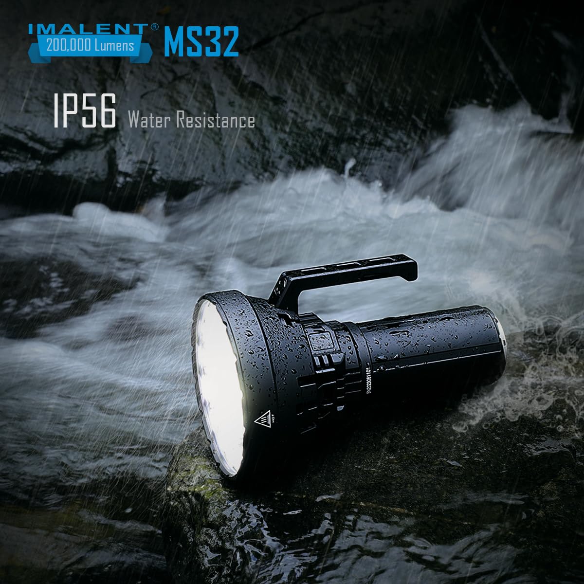IMALENT MS32 Brightest LED Tactical Flashlight 200,000 Lumens Spotlight NEW