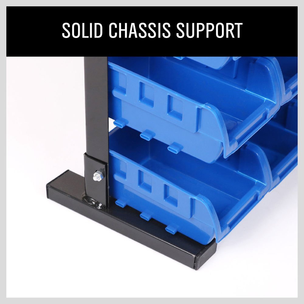 HORUSDY 36-Bin Freestanding Heavy-Duty Parts Organizer Storage Rack Set DEMO