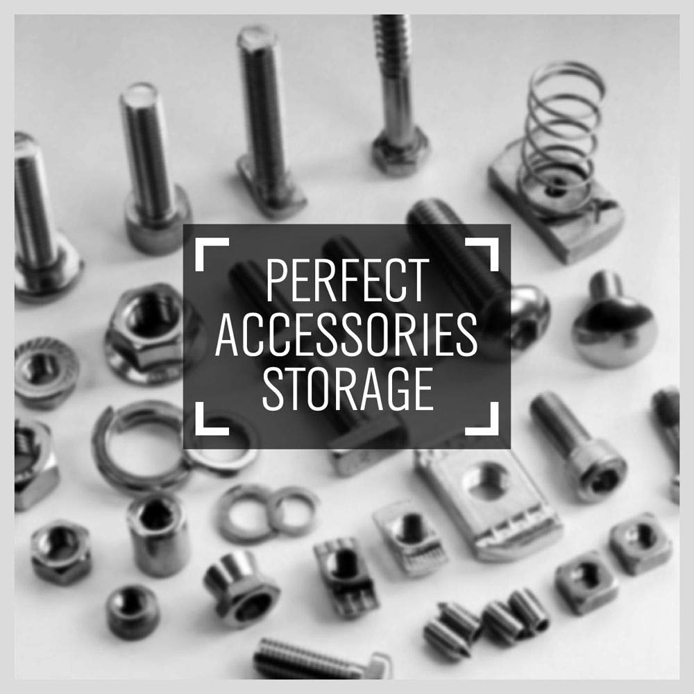 HORUSDY 36-Bin Freestanding Heavy-Duty Parts Organizer Storage Rack Set DEMO