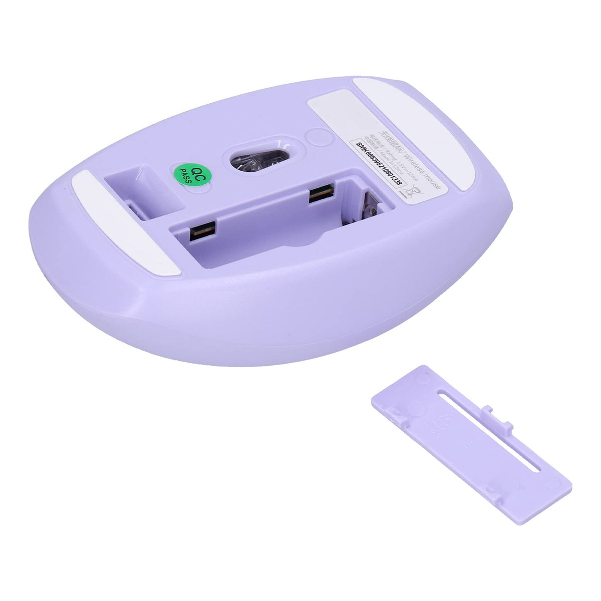 Jectse Retro Style Ergonomic Wireless Keyboard and Mouse Set Purple Mixed NEW
