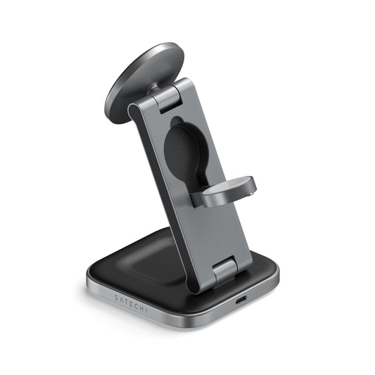 Satechi 3-in-1 Induction Chargers Qi2 Wireless Charging Stand for Apple NEW