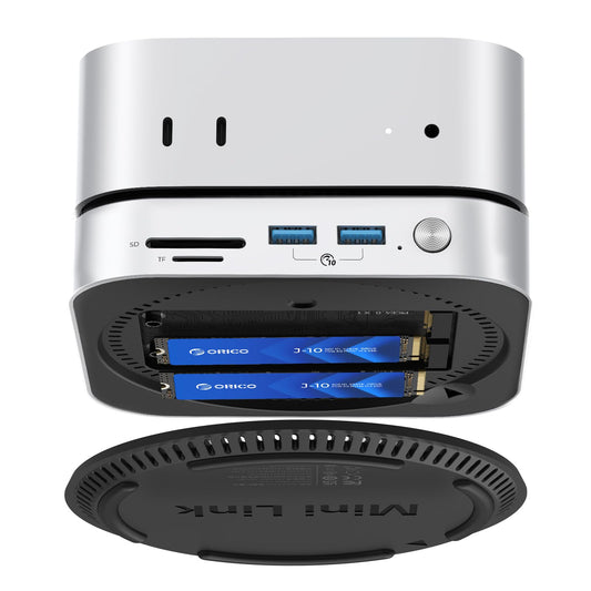 ORICO USB4 Aluminum Docking Station with Dual Display & 40Gbps for Mac mini DEMO