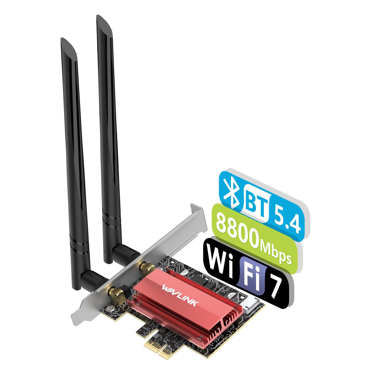 WAVLINK Tri-Band PCIe Wireless Network Card with Bluetooth 5.4 for Desktops DEMO