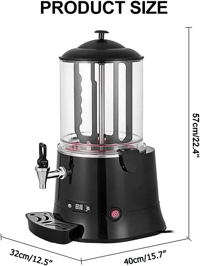 Helanzer 10L Commercial Hot Chocolate Machine Beverage Warmer DEMO