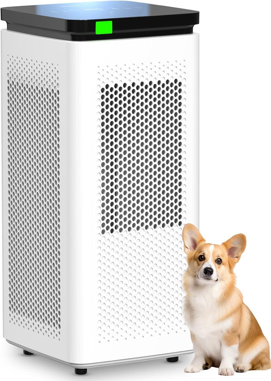 KYUKRI Air Air Purifiers Purifier Large Room H13 True HEPA Filter - White DEMO