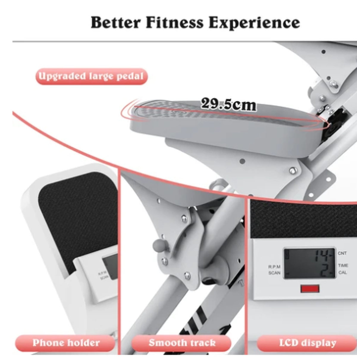 Advwin Multi-Function Adjustable Stair Stepper