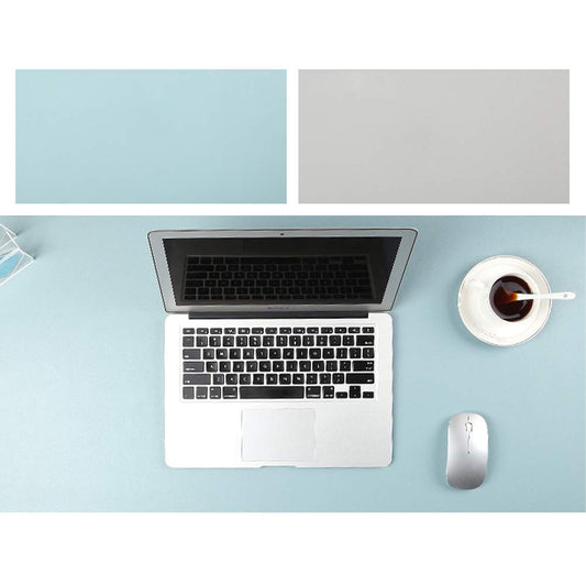 Blue & Mouse Pads Gray Upgraded PU Leather Desk Protector Mouse Pad Size NEW
