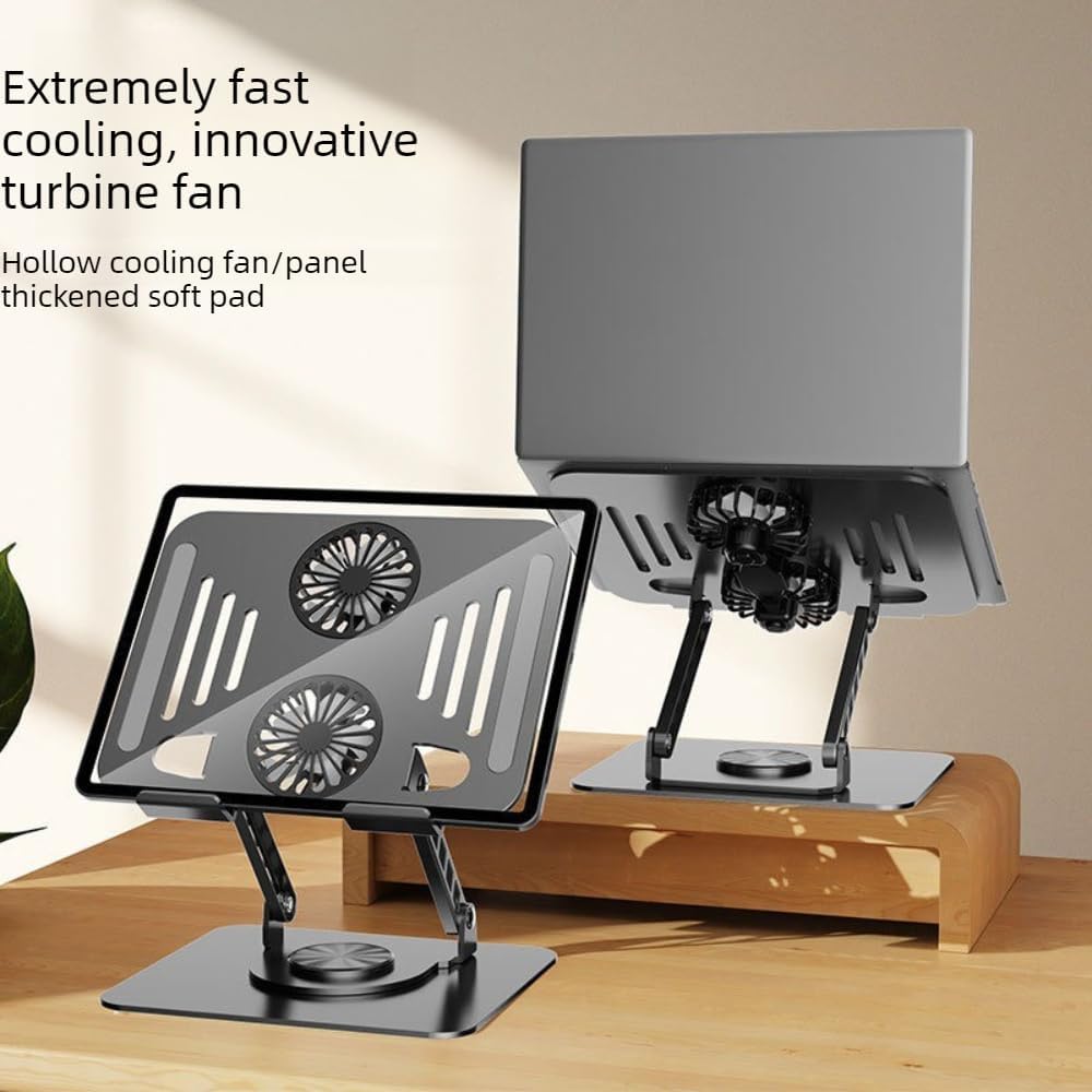 360° Swivel Computer Stands Rotating Computer Riser Foldable Laptop Stand NEW