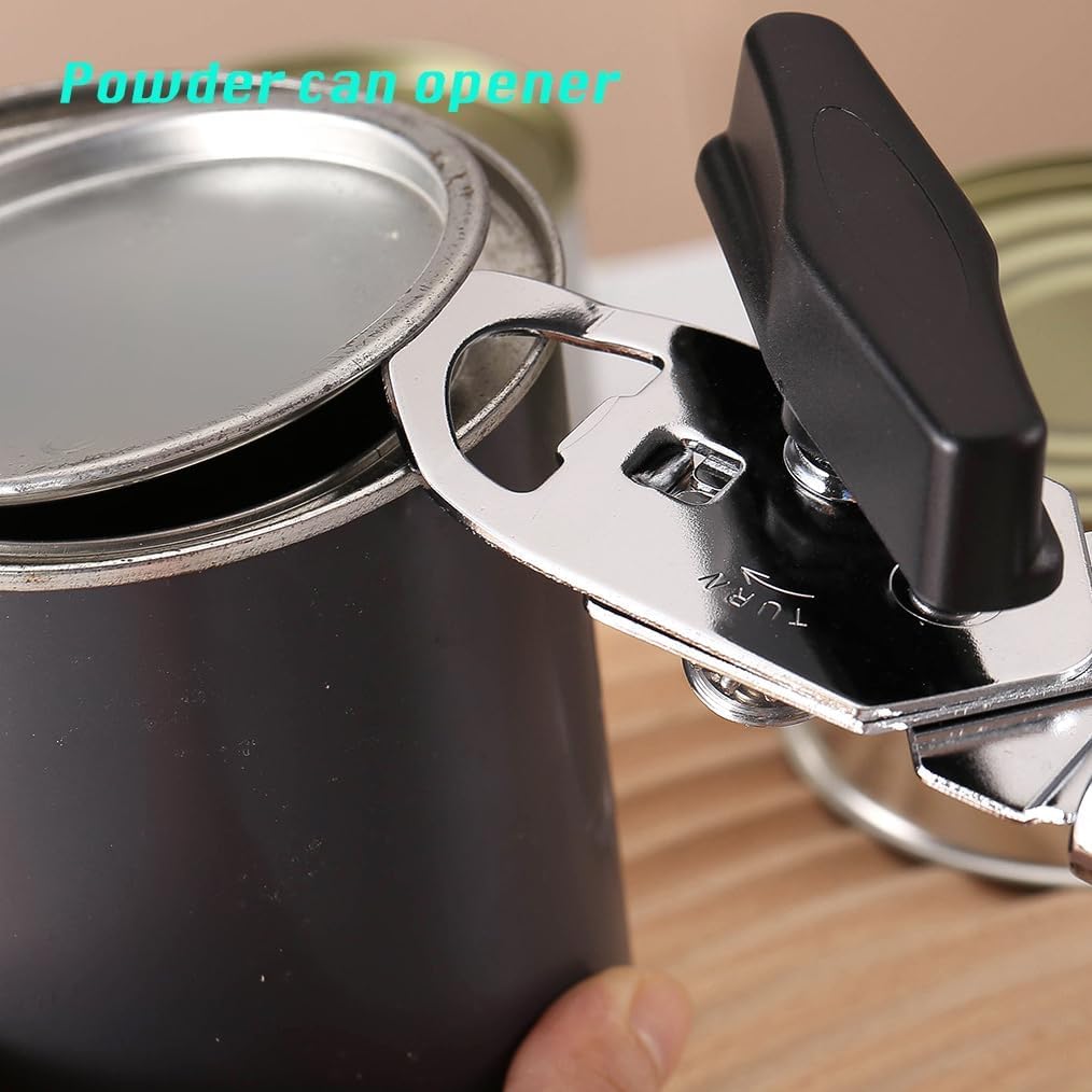 3-in-1 Heavy Duty Can Opener with Soft Handle Kitchen Gadgets Size 8.5 Size NEW