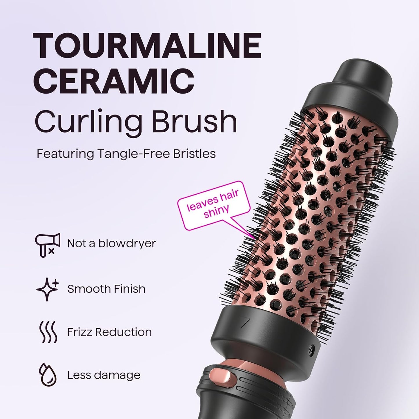 wavytalk 5-in-1 Curling Wand Set Hair Styling Tools Rose Gold Size 13-35mm DEMO