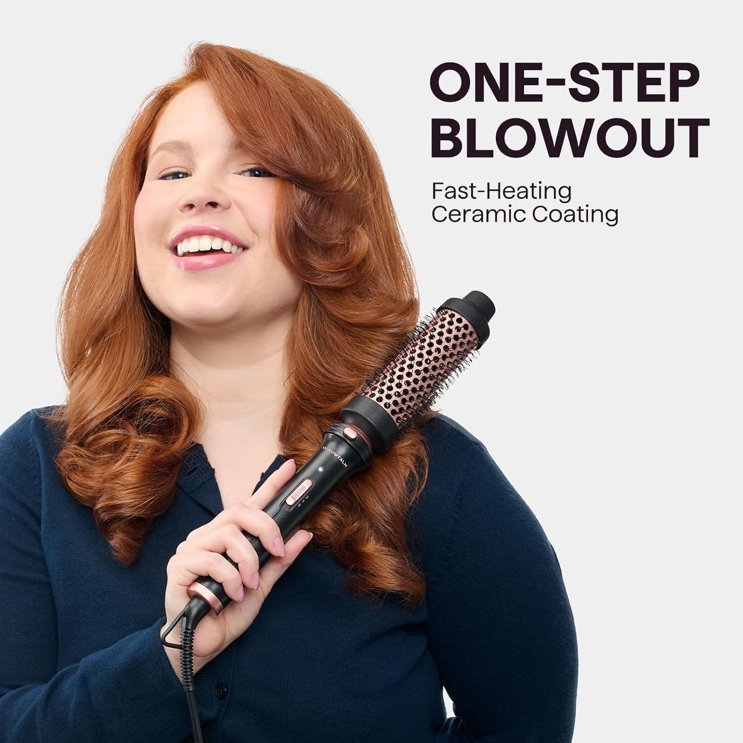 wavytalk 5-in-1 Curling Wand Set Hair Styling Tools Rose Gold Size 13-35mm DEMO