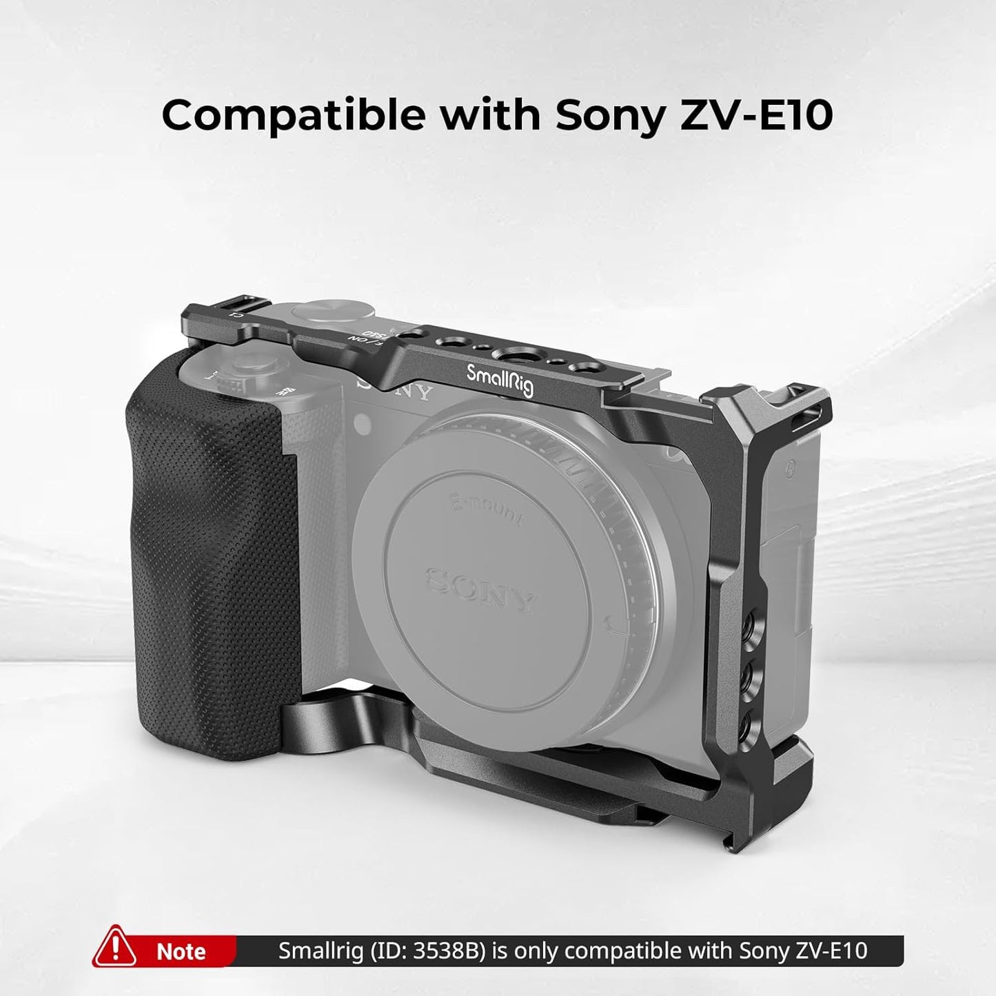 SMALLRIG ZV-E10 Camera Cage Mount with Grip and Built-in Quick Release DEMO