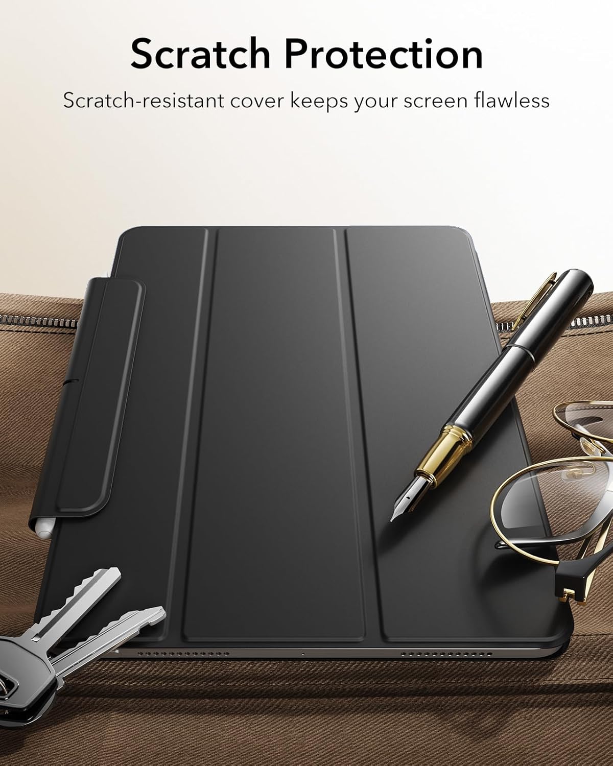 ESR Protective Tablet Cases for iPad Air 12.9-13 inch, Black Covers Size NEW