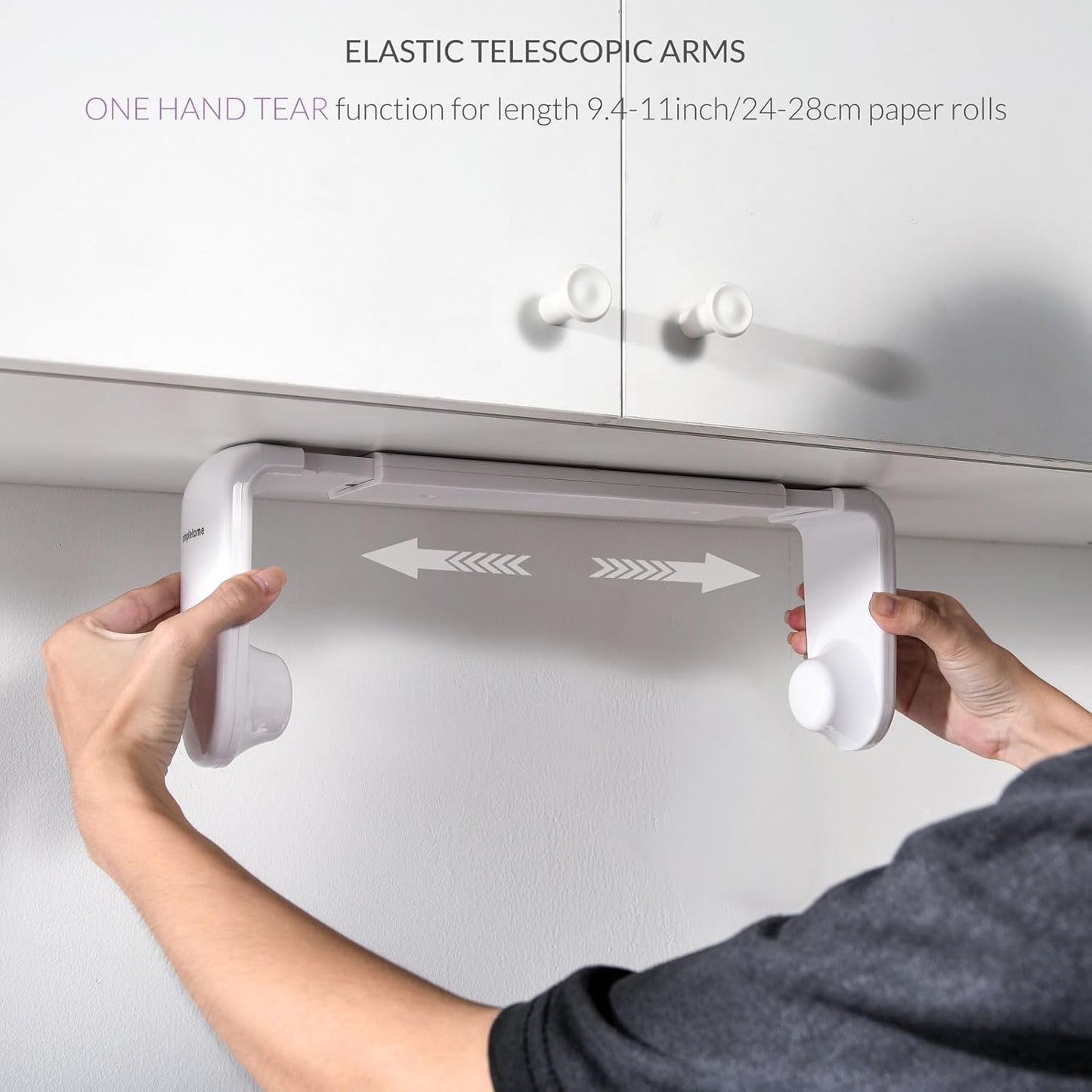 simpletome Paper Racks & Holders Towel Holder One-Hand Tear Adjustable DEMO
