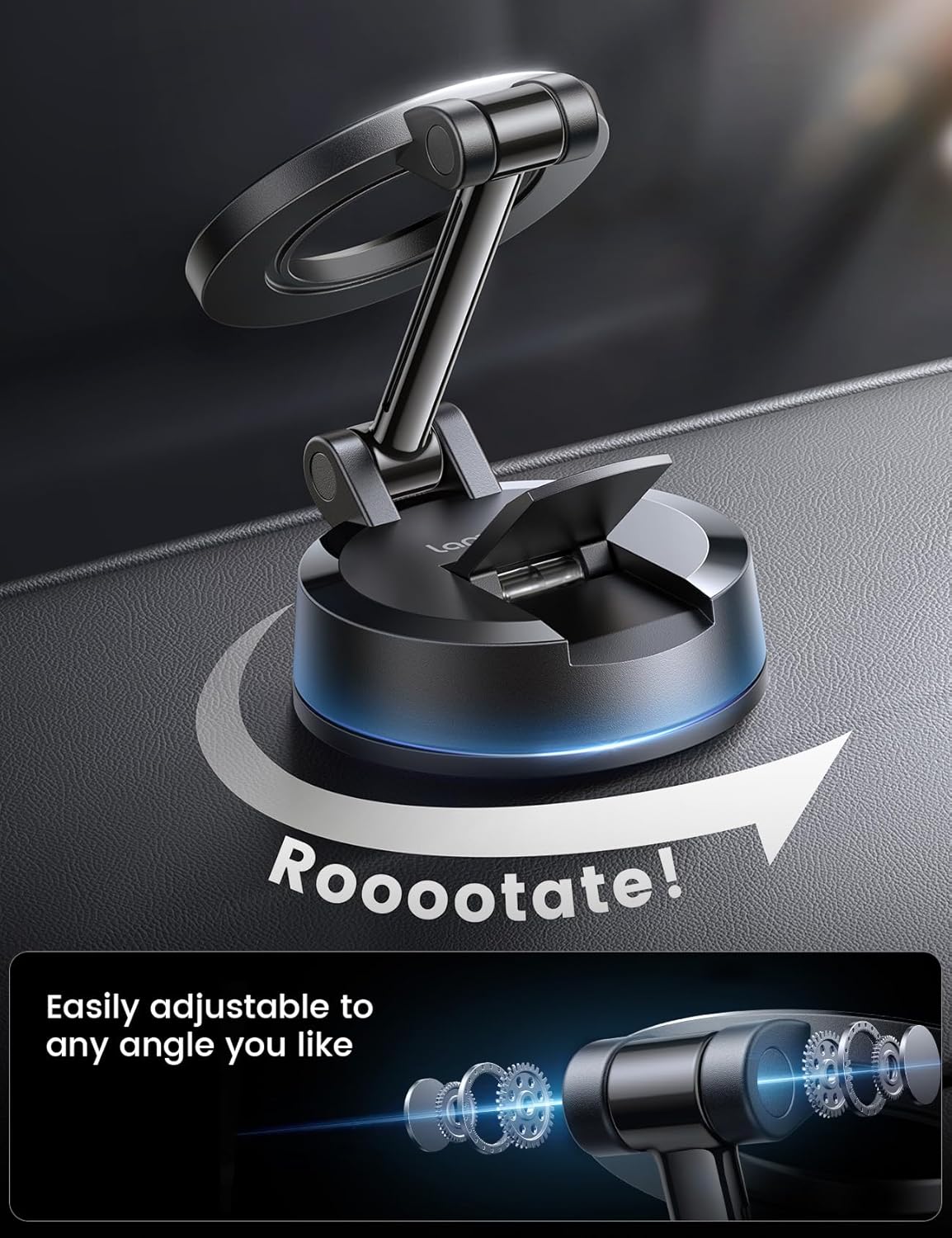 Lamicall Powerful Phone Cradles Magnetic Phone Cradle Holder 70LBS Suction NEW