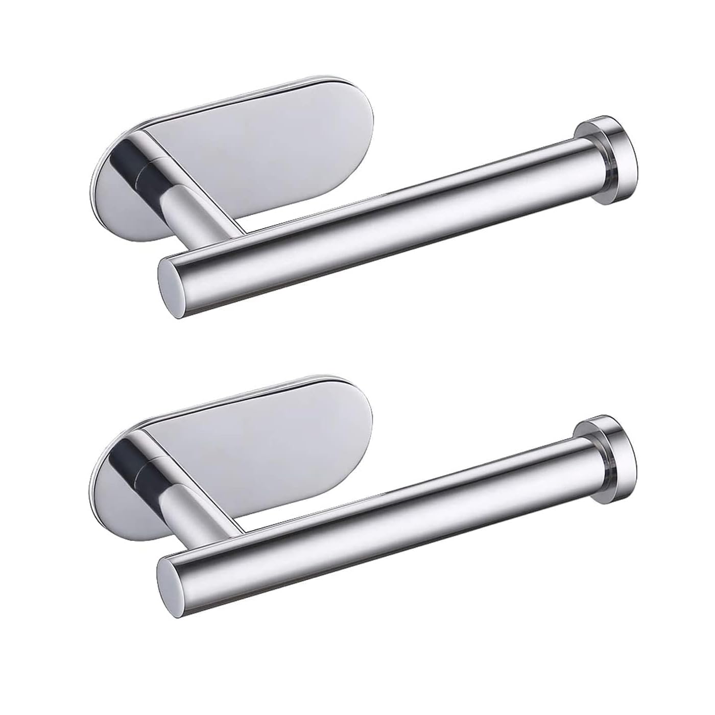 2 Piece Stainless Steel Wall Mounted Toilet Paper Holder for Bathroom DEMO