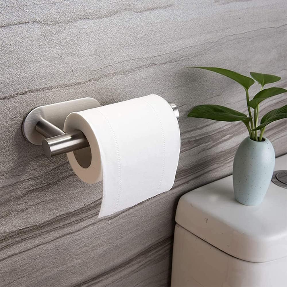 2 Piece Stainless Steel Wall Mounted Toilet Paper Holder for Bathroom DEMO