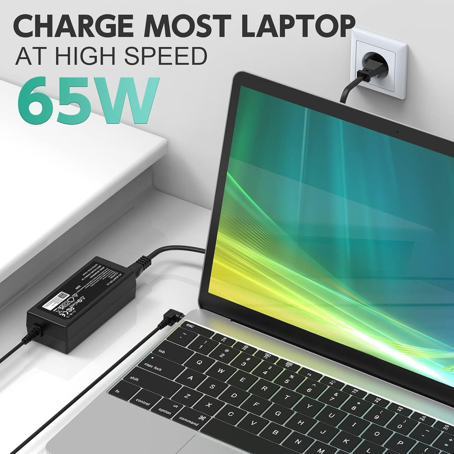 65W 19V Black Power Adapter Charger for JBL ASUS Toshiba Laptops DEMO