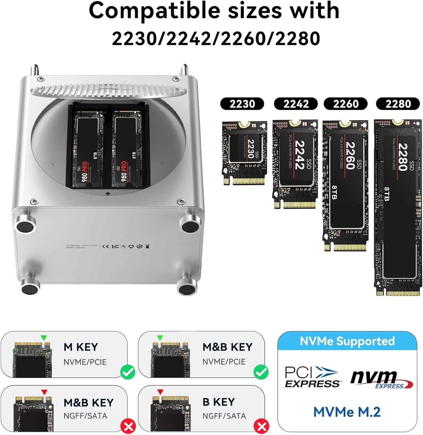 ACASIS Dual-Bay Docking Stations NVMe SSD Enclosure 11-in-1 Workstation DEMO