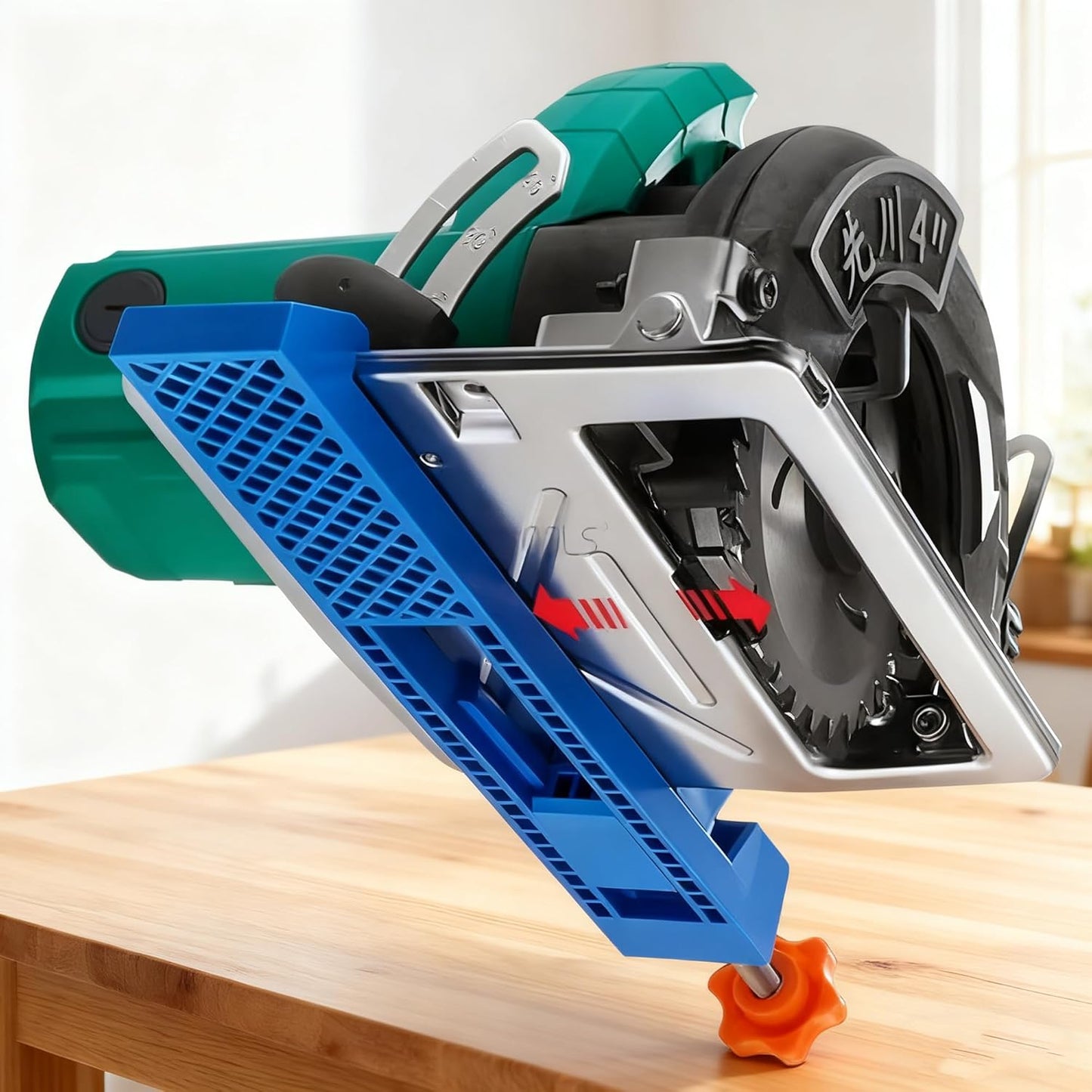 Adjustable Circular Drill Accessories Saw Cutting Guide with Anti-Shift Milling