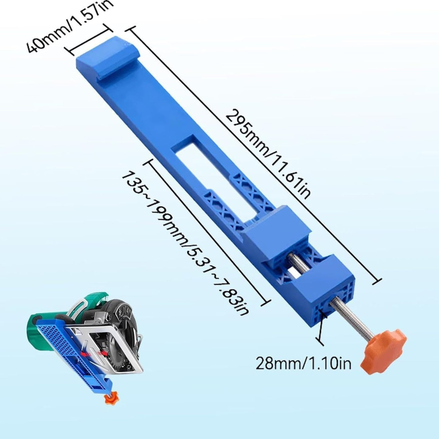 Adjustable Circular Drill Accessories Saw Cutting Guide with Anti-Shift Milling
