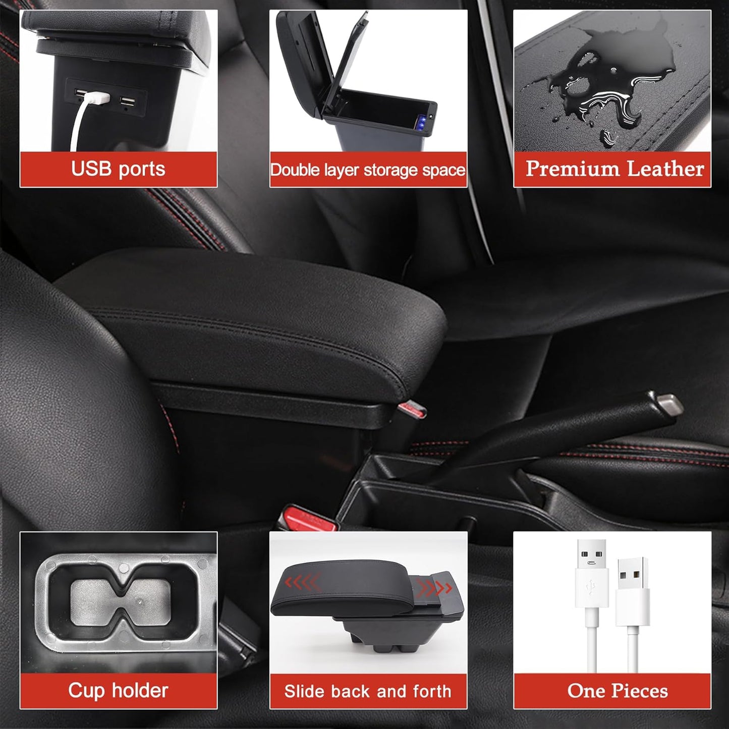 Adjustable Center Console Organizer Tray for Suzuki Jimny JB64W JB74W NEW