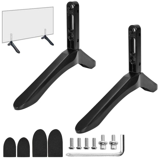 Black Alloy TV Mount Stands Steel Tabletop TV Mount Stand Replacement NEW