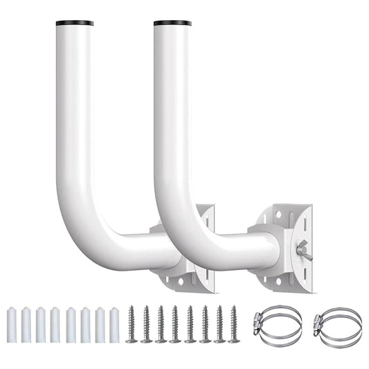 Universal Waterproof Wireless Bridge Bracket Mount J Pole in White NEW
