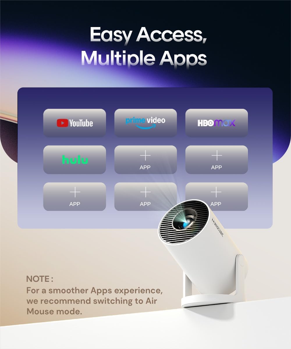 Magcubic 1080P Projectors Portable Projector WiFi Bluetooth Home Theater