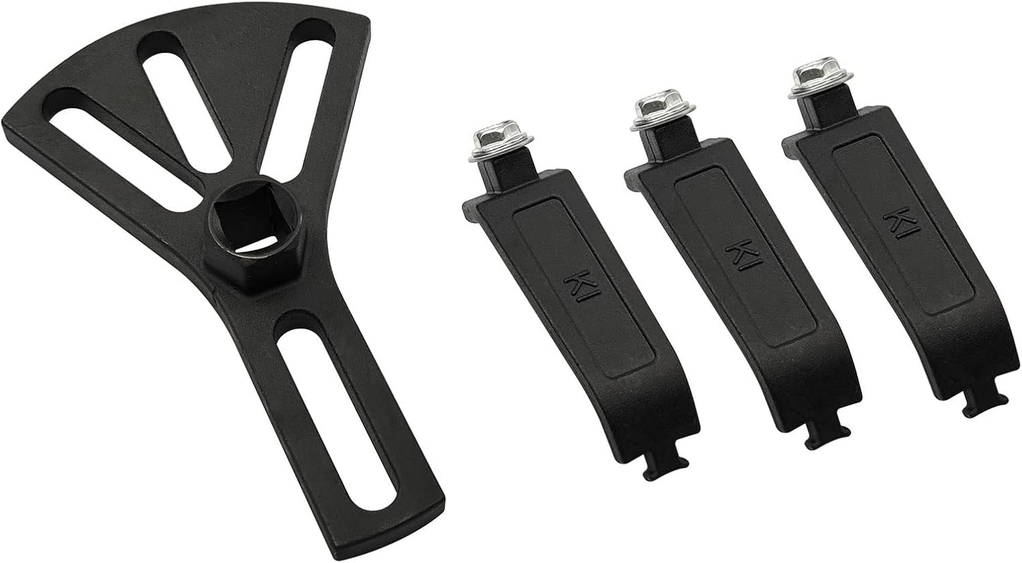 Adjustable Fuel Pump Lock Ring Removal Tool Universal Set for Cars, Black NEW