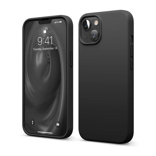 elago Liquid Silicone Phone Case for iPhone 13/14 Premium Protective Black NEW
