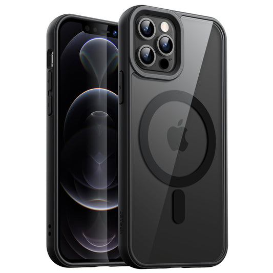 JETech Magnetic Protective Phone Case for iPhone 12/12 Pro 6.1-Inch Black NEW