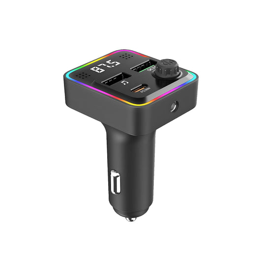 Bluetooth Automobile Charger 5.3 FM Transmitter USB-C Black NEW
