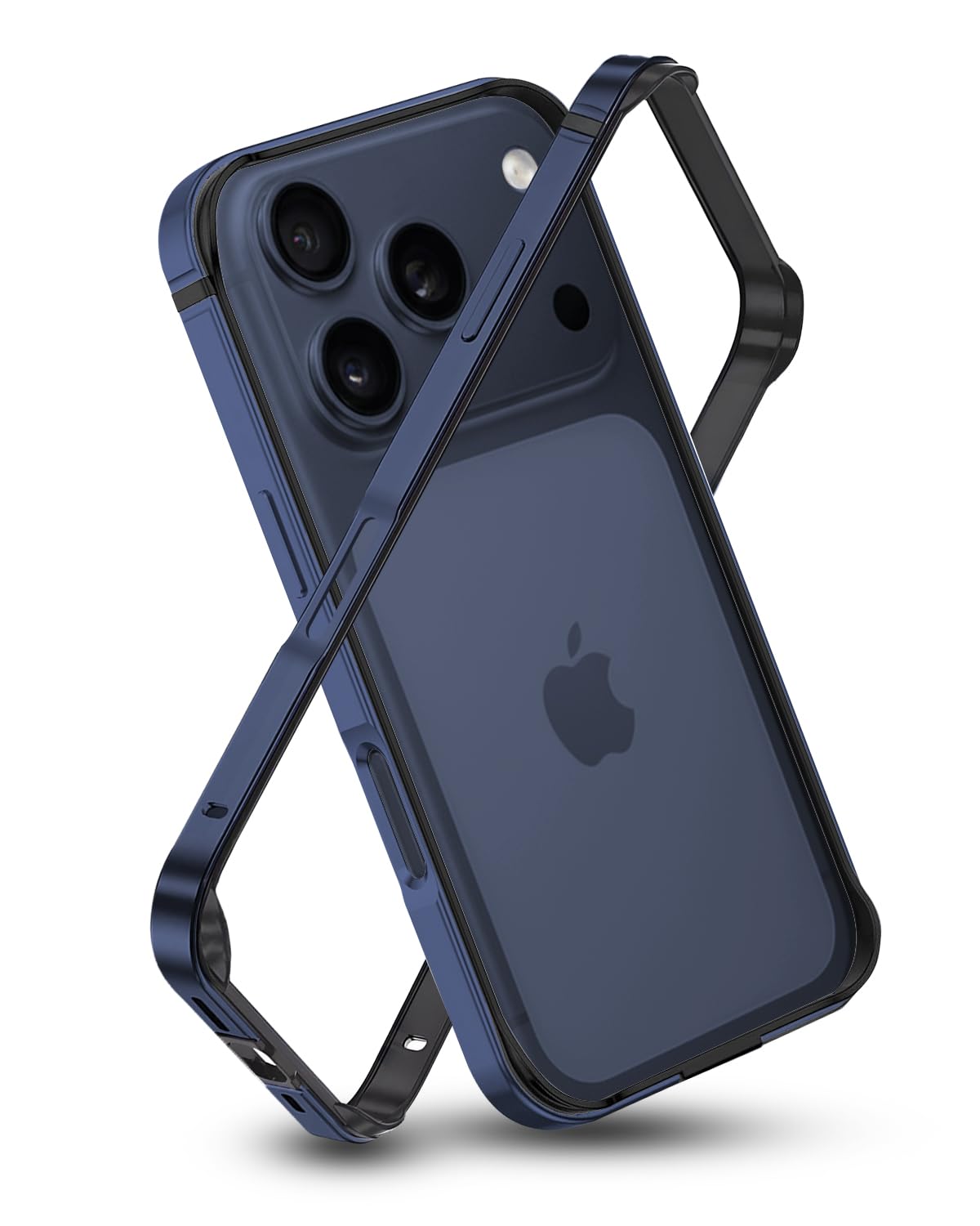 RAEGR Anodized Aluminum Bumper Phone Case for iPhone 17 Pro (2025) Dark Blue NEW