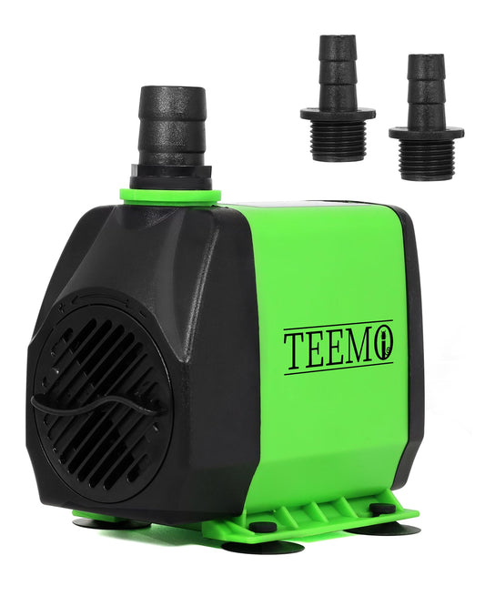 Quiet Adjustable 3000L/H 60W Submersible Aquarium Water Pump - Green DEMO