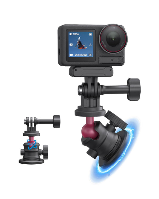 TELESIN Magnetic Camera Mounts 360° Quick Car Mount Holder for GoPro & NEW