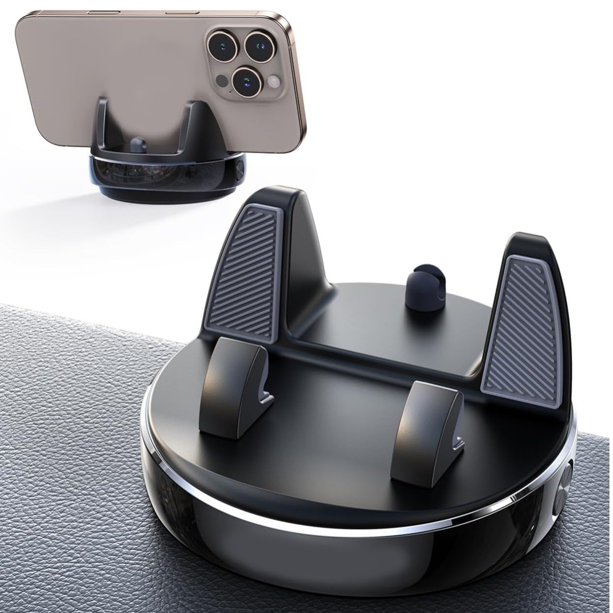 JOYROOM 360° Adjustable Black Dash-Mounted Car Phone Holder for All DEMO