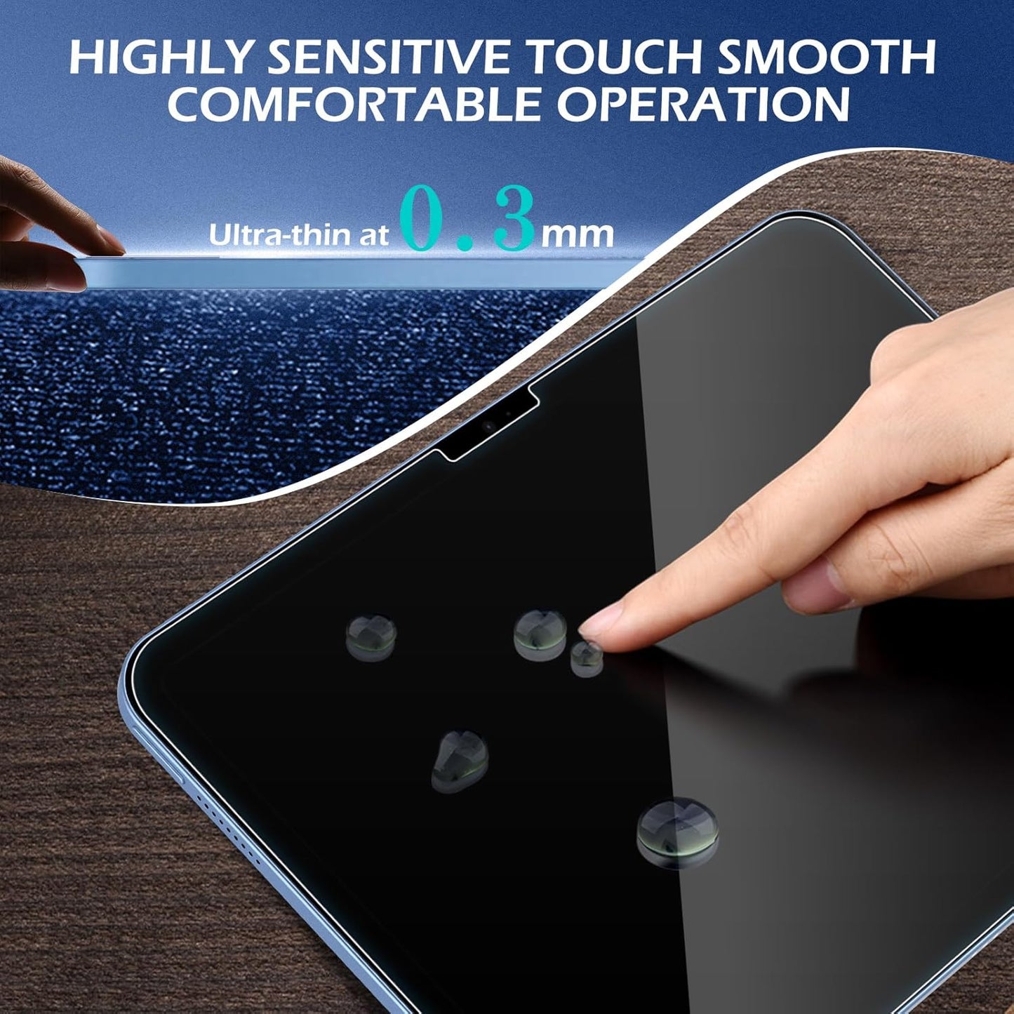 Transparent Tempered Glass Screen Protectors for iPad 10 2022 10.9 Size NEW