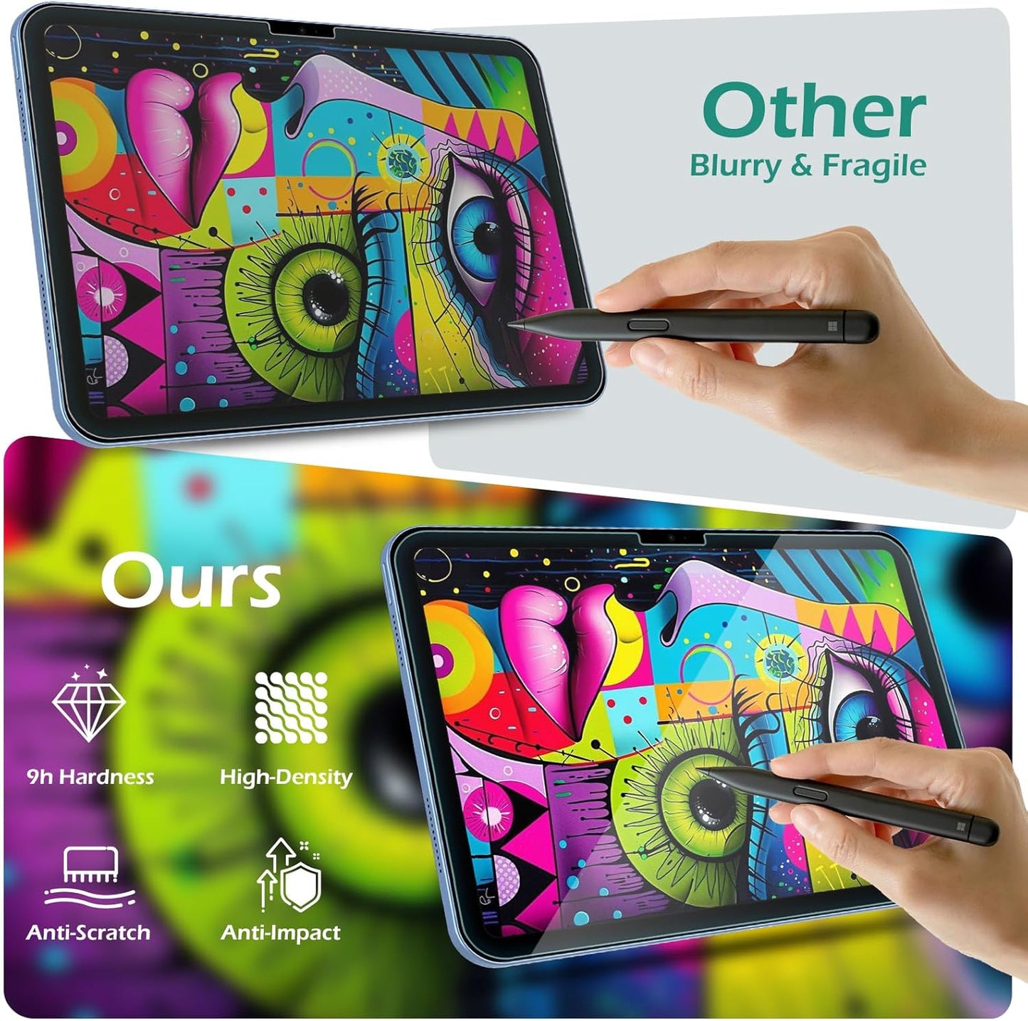 Transparent Tempered Glass Screen Protectors for iPad 10 2022 10.9 Size NEW