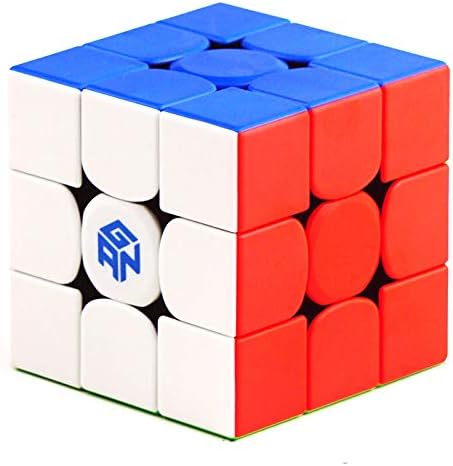 GanCube 3x3 Toys Sticker-less Magic Cube Transparent Speed Puzzle Toy NEW